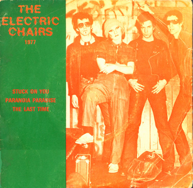 The original line up of 'The Electric Chairs' 77 - 78