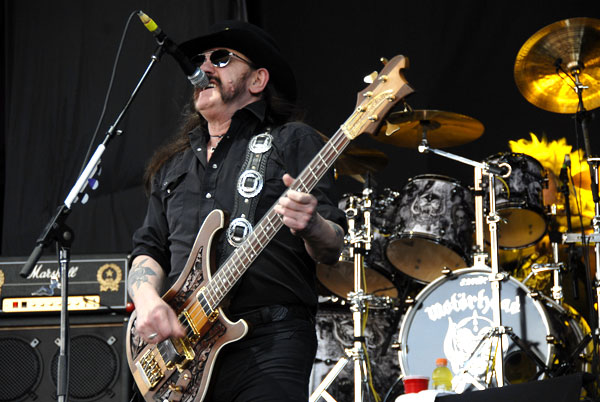 Lemmy performing with Motorhead